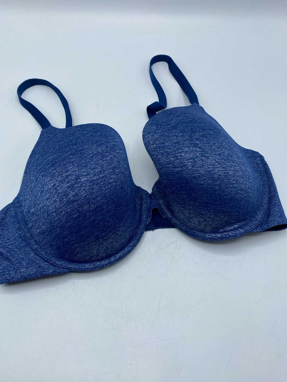 Victoria's Secret Uplift Semi Demi bra 38D Underwire with multiway straps Blue
